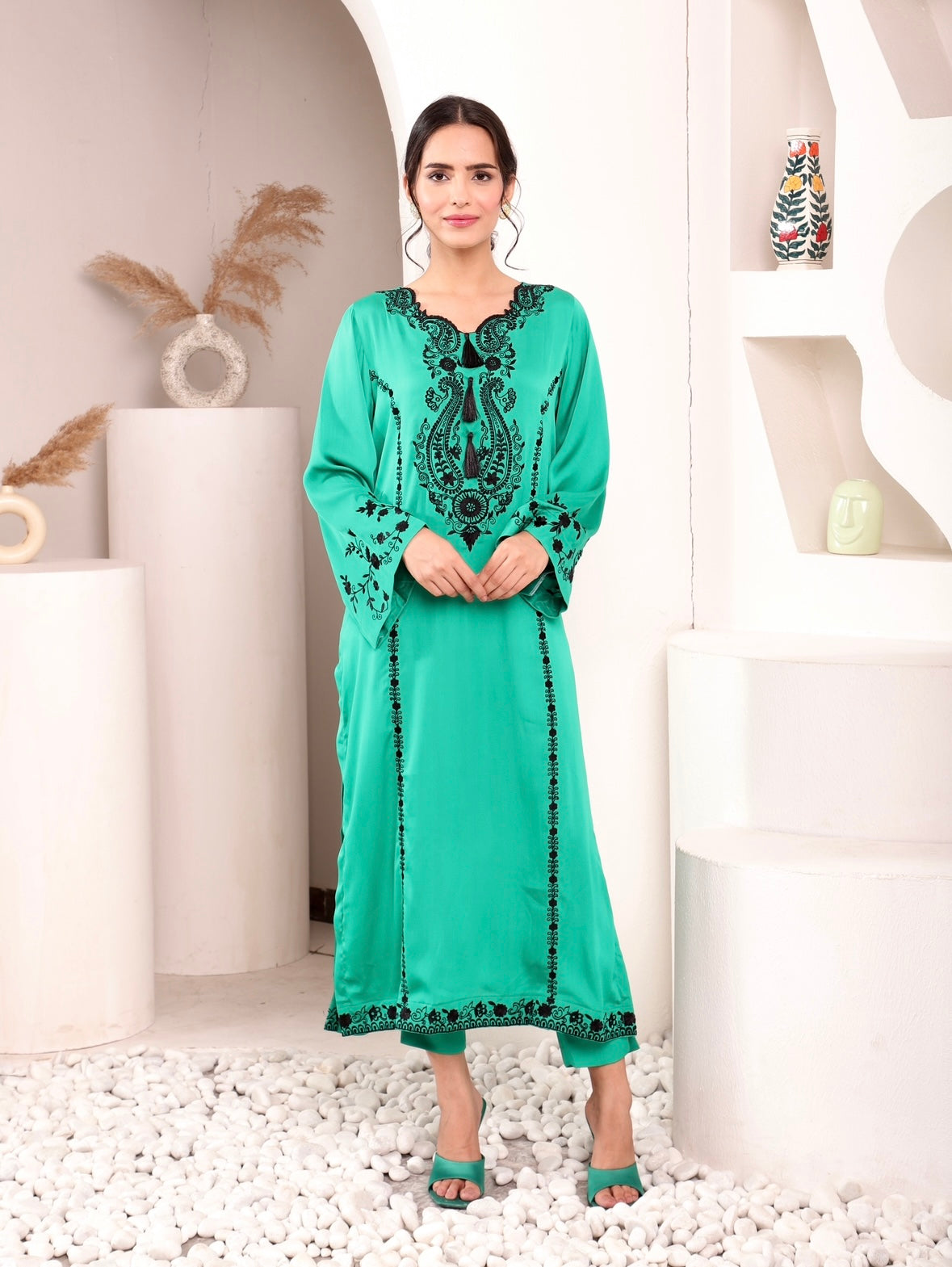 Long Emerald Kurta