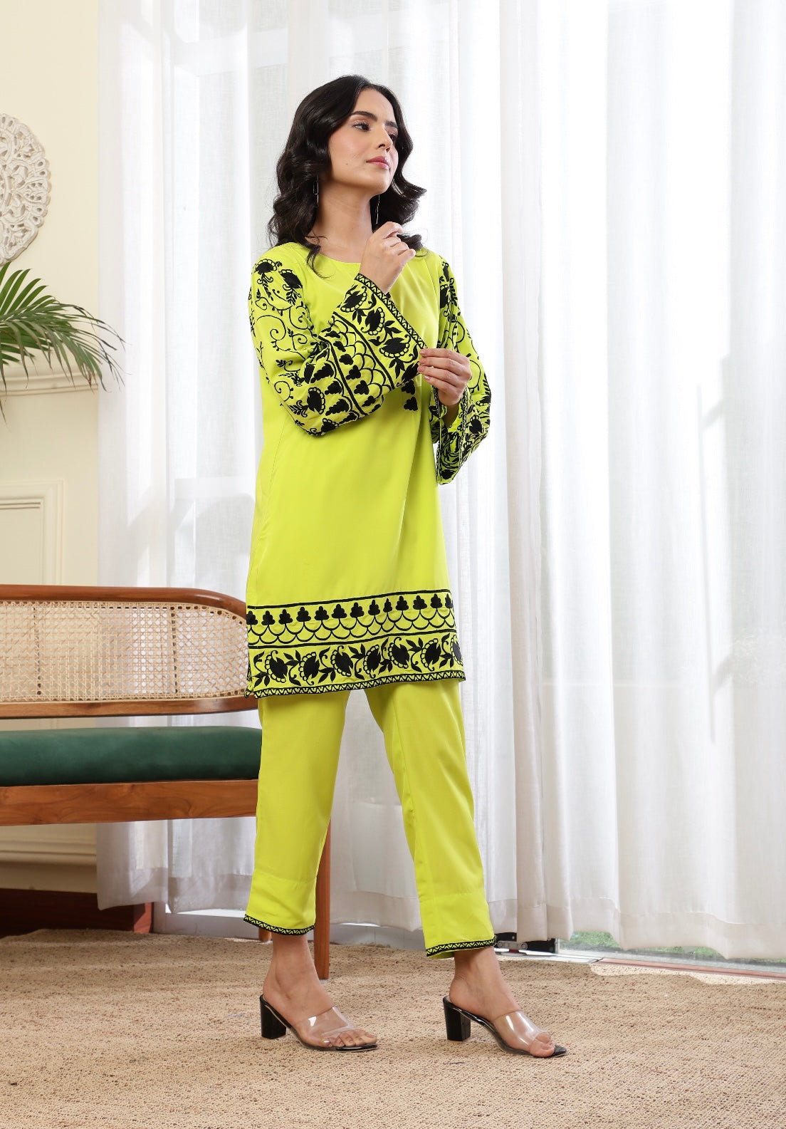 Bitter Lime Kurta