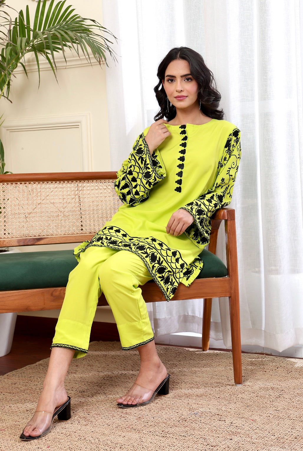 Bitter Lime Kurta