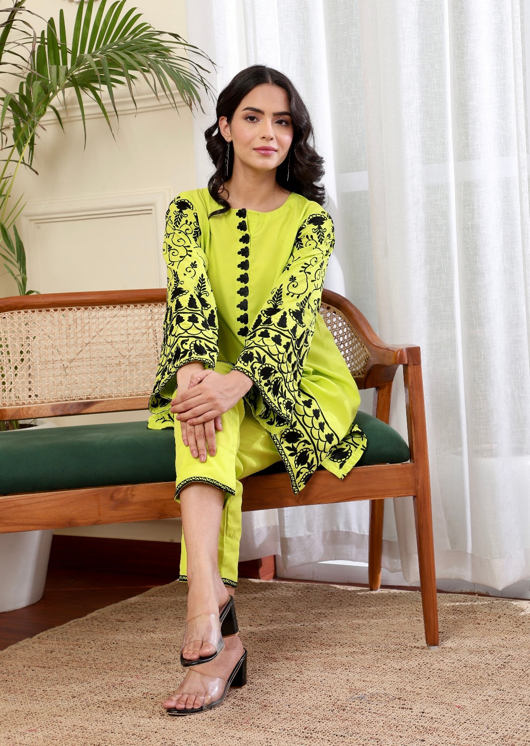 Bitter Lime Kurta