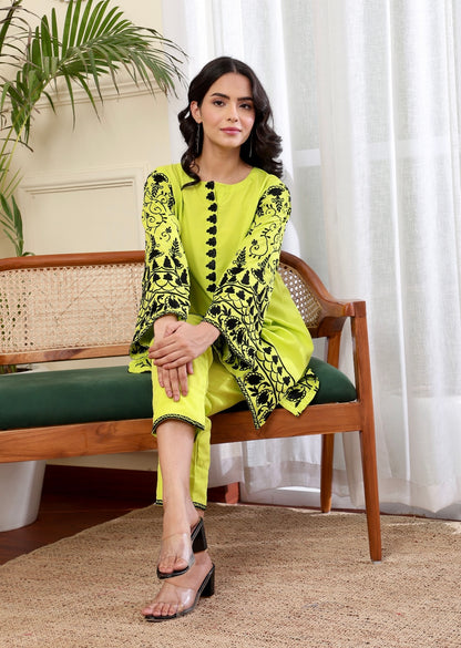 Bitter Lime Kurta