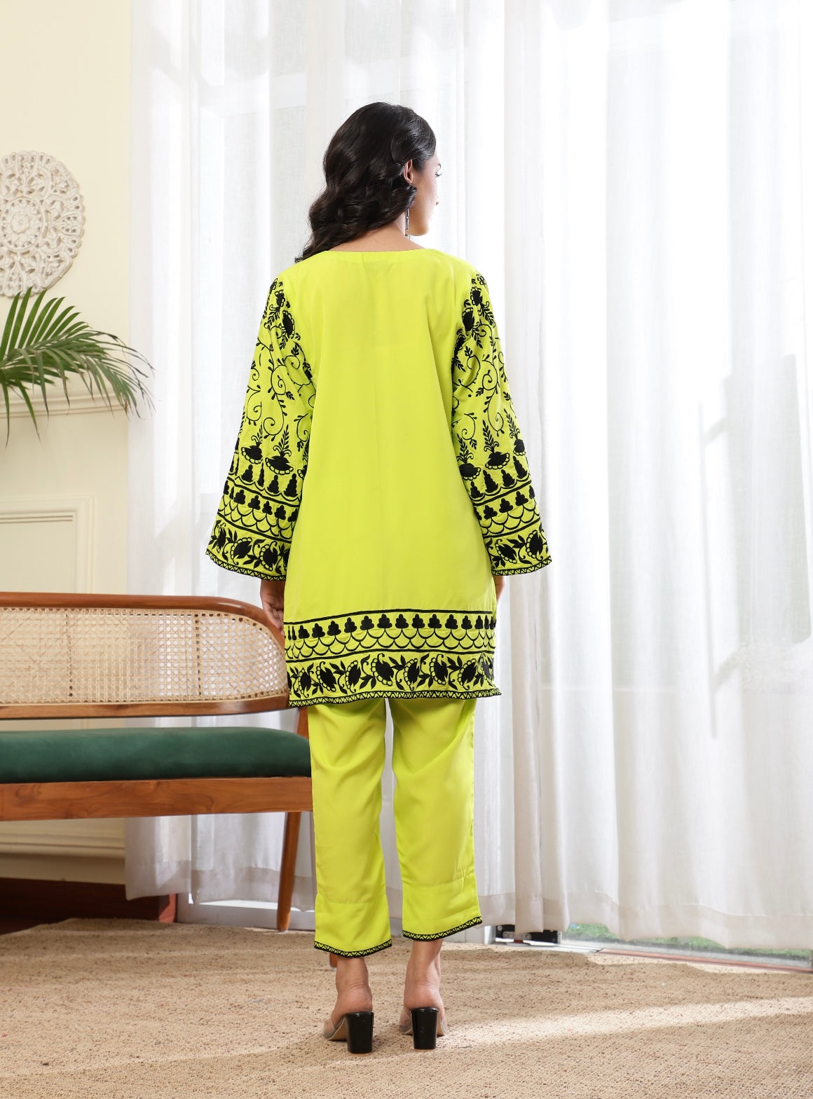 Bitter Lime Kurta