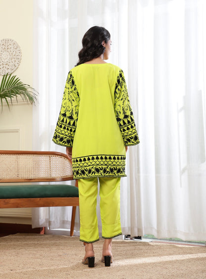 Bitter Lime Kurta