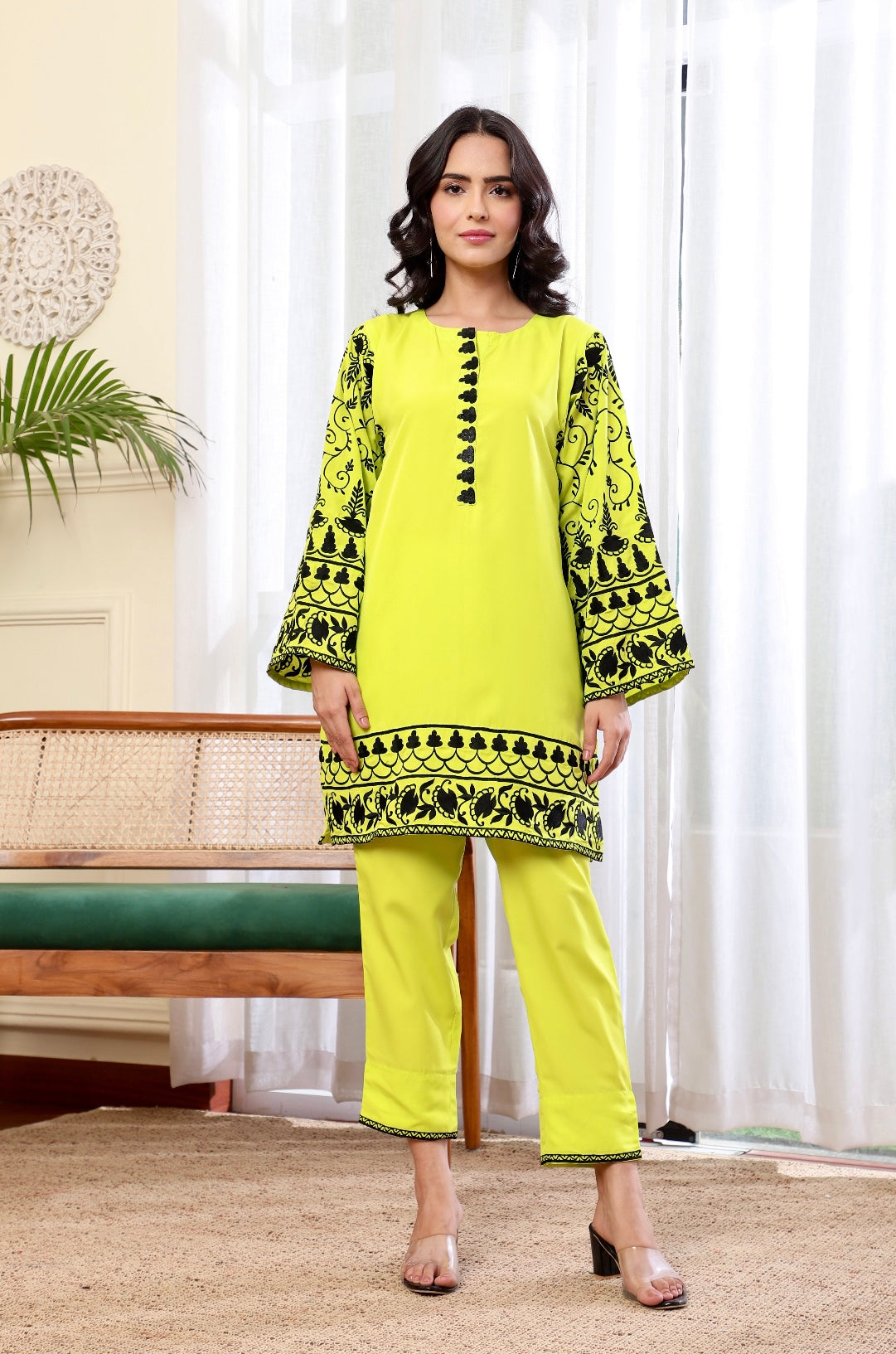 Bitter Lime Kurta