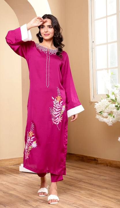 Lavender Automn Kurta