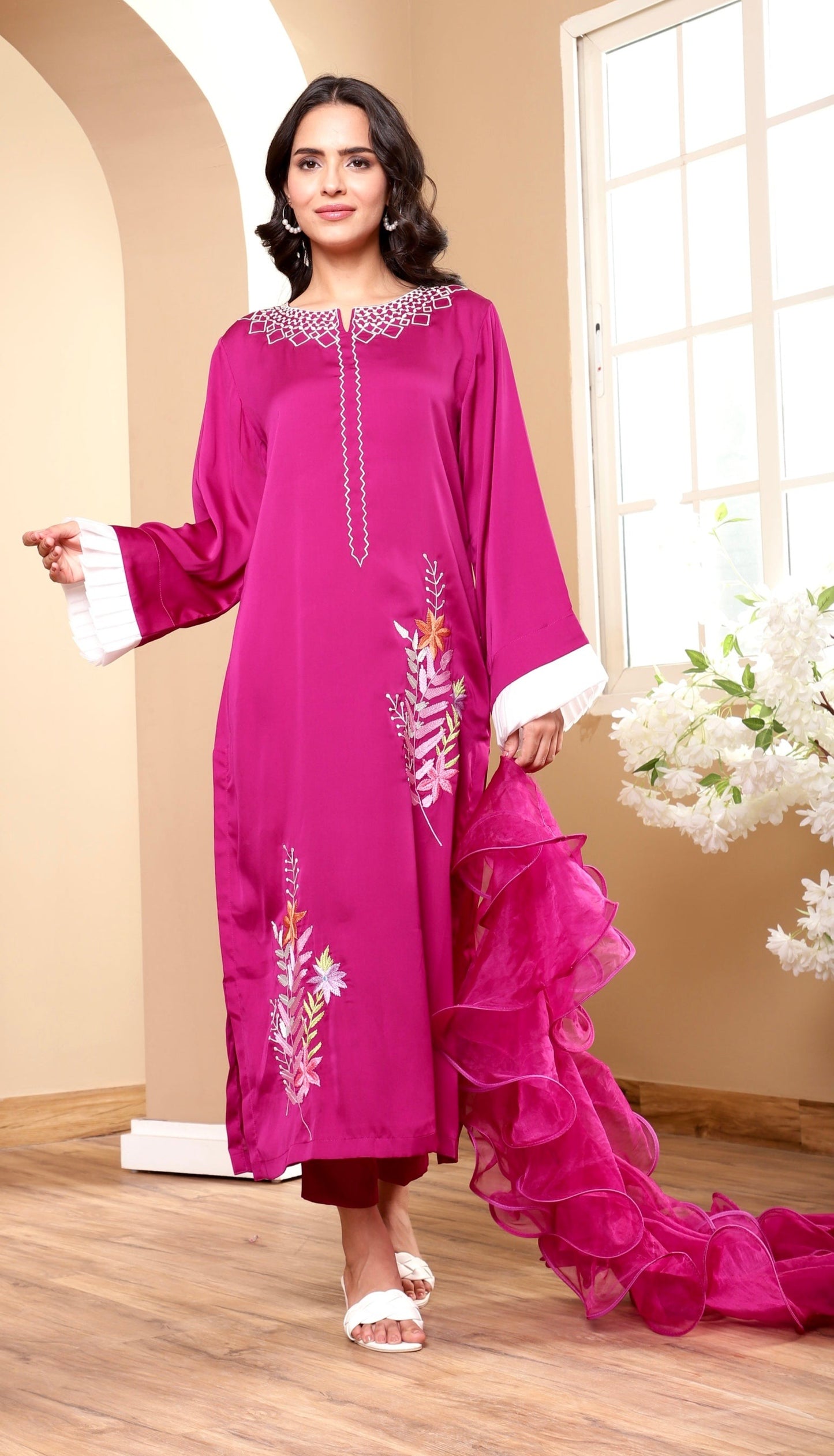 Lavender Automn Kurta