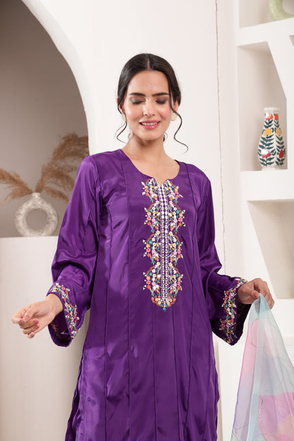 Lilac Aura Kurta