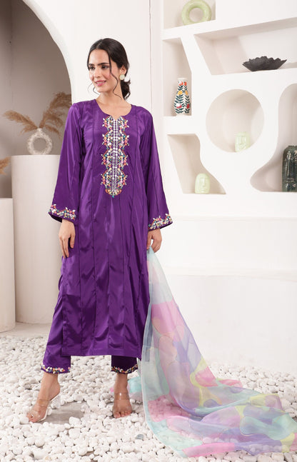 Lilac Aura Kurta