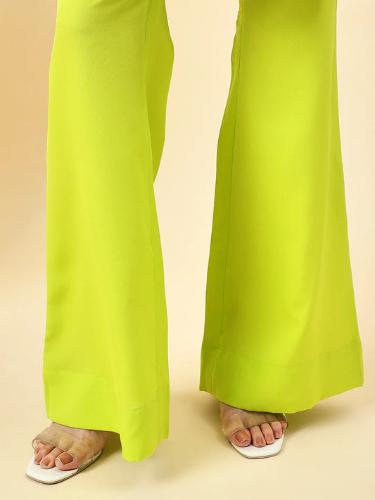 Lemon Green Bell Bottoms